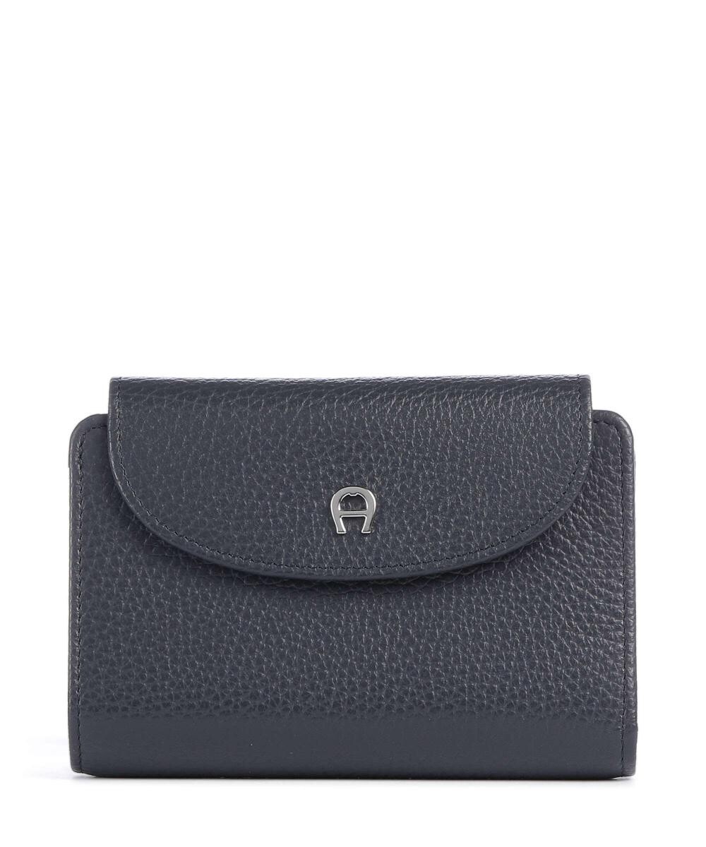 

Кошелек Basics из зерненой кожи Aigner, синий