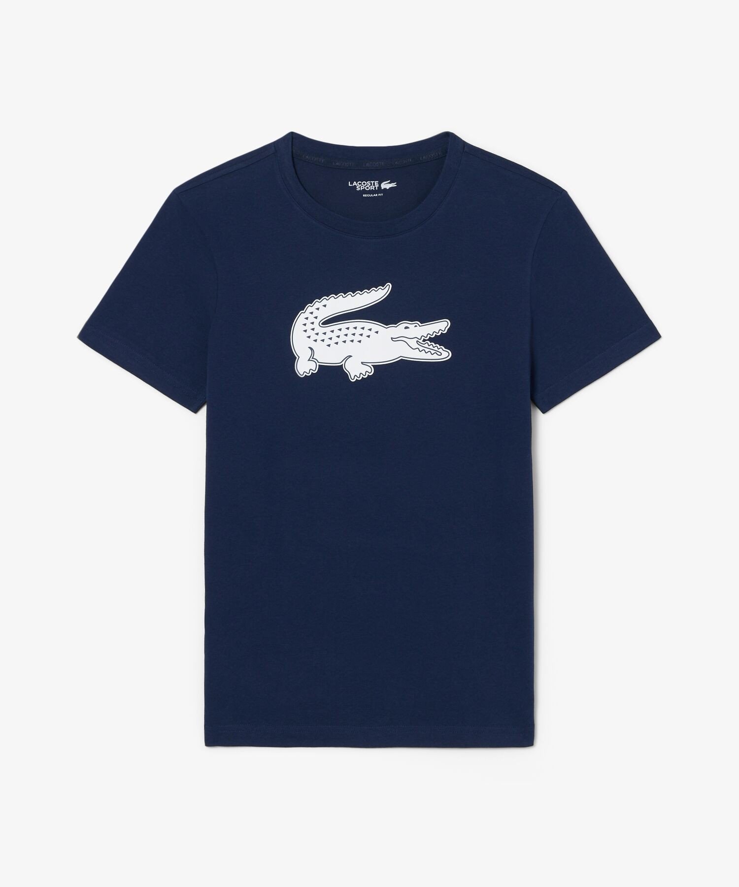 Футболка из смесового хлопка Ultra Dry с принтом логотипа LACOSTE, Dark Navy