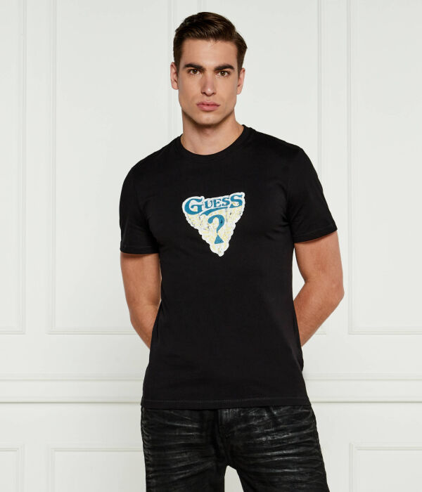 

Футболка мужская Guess Jeans с принтом, черный