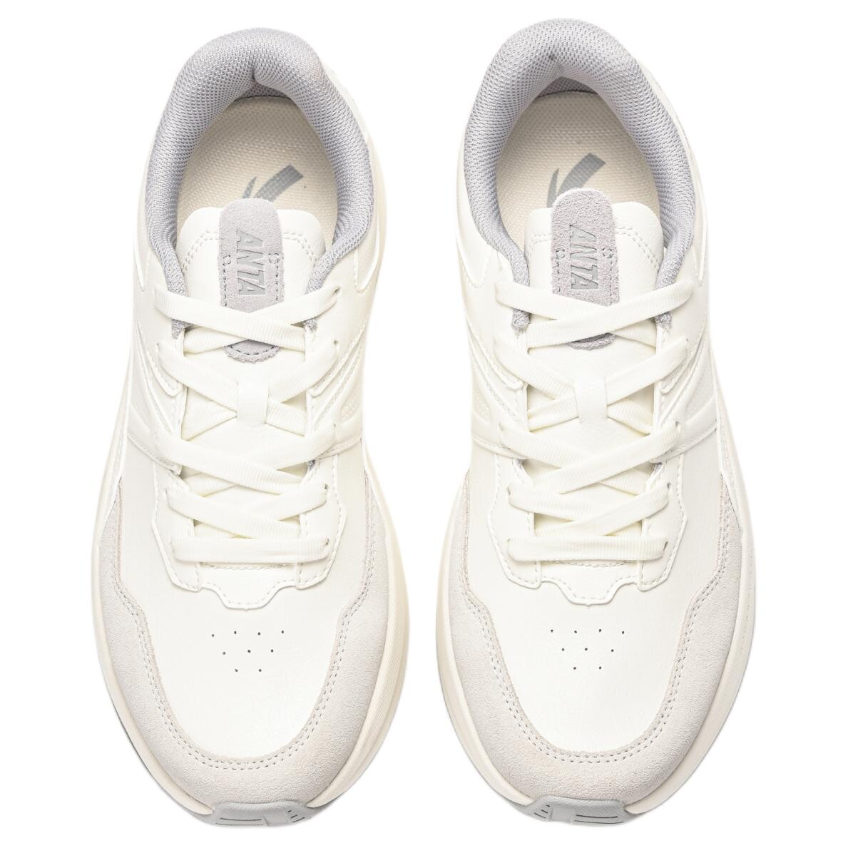 Кроссовки ANTA Life Collection Lifestyle Shoes Men Low-top Ivory/mud Lime, слоновая кость — фото 3