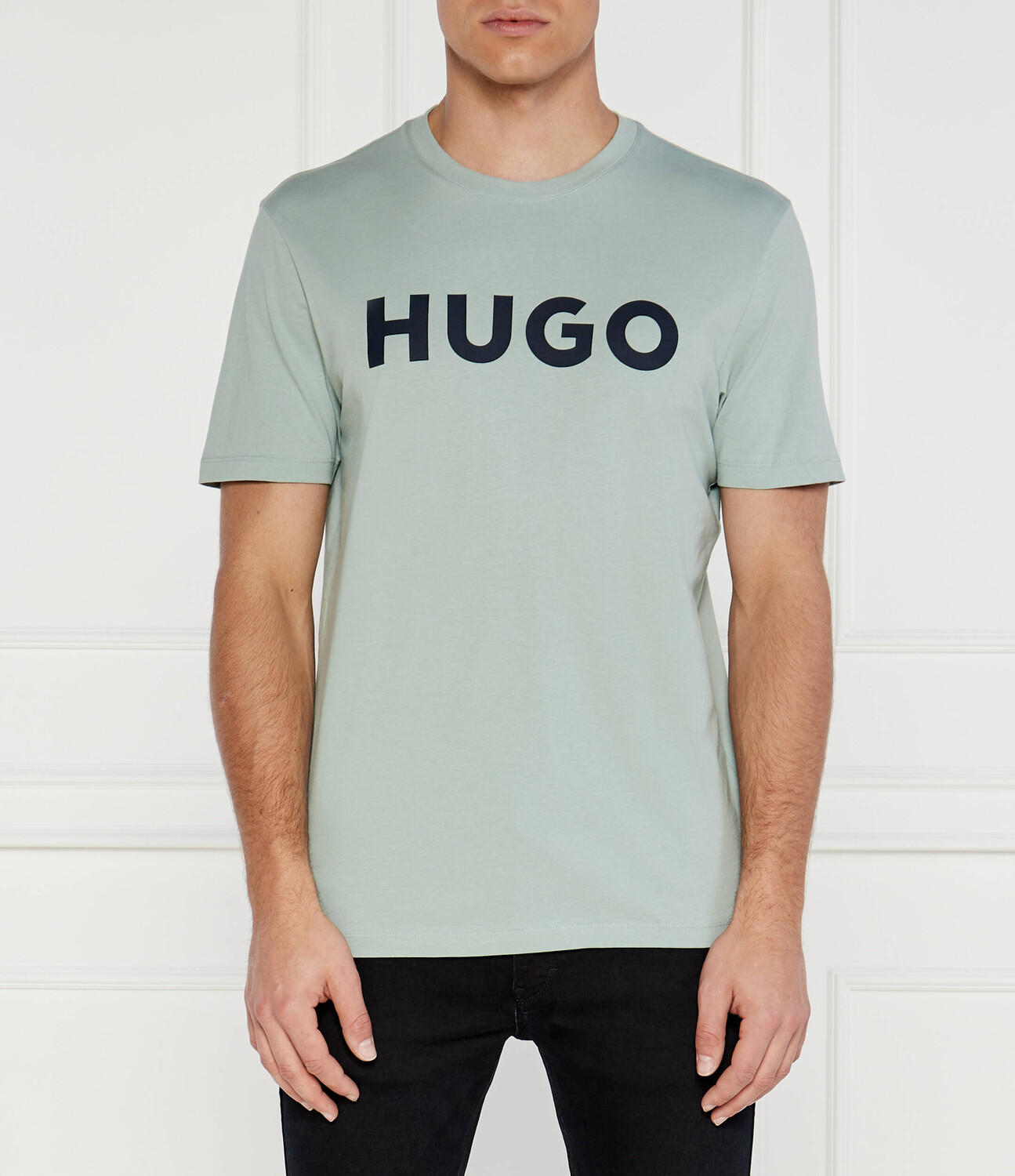 

Футболка HUGO Dulivio Regular Fit, зеленый