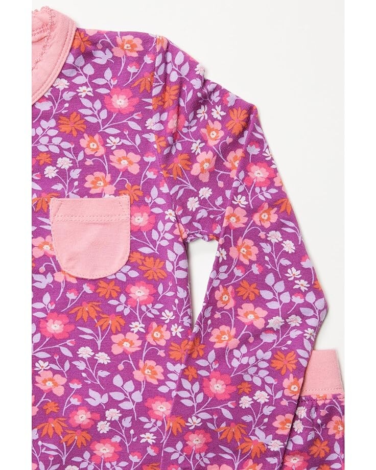 

Пижамный комплект Hatley Wild Flowers Bamboo Pajama Set, фиолетовый