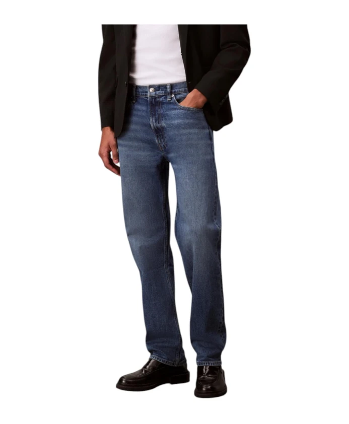 

Классические джинсы на молнии с карманами. Calvin Klein Jeans, синий