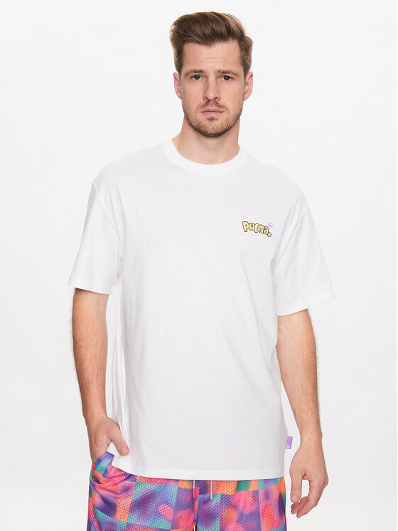 

Футболка свободного кроя Puma, белый