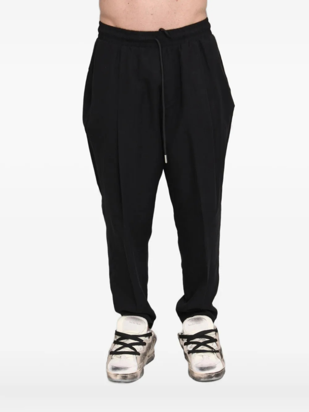 

Брюки на завязках YES LONDON, черный