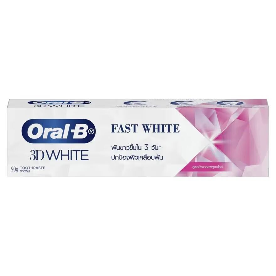 

Oral B Зубная паста Oral-B 3DWhite Fast White Fluoride 90 г, Pink