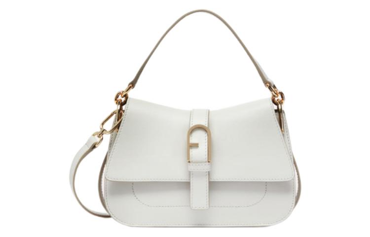 

Furla Сумка через плечо из телячьей кожи, кроссбоди, мини-клатч женский Marshmallow White