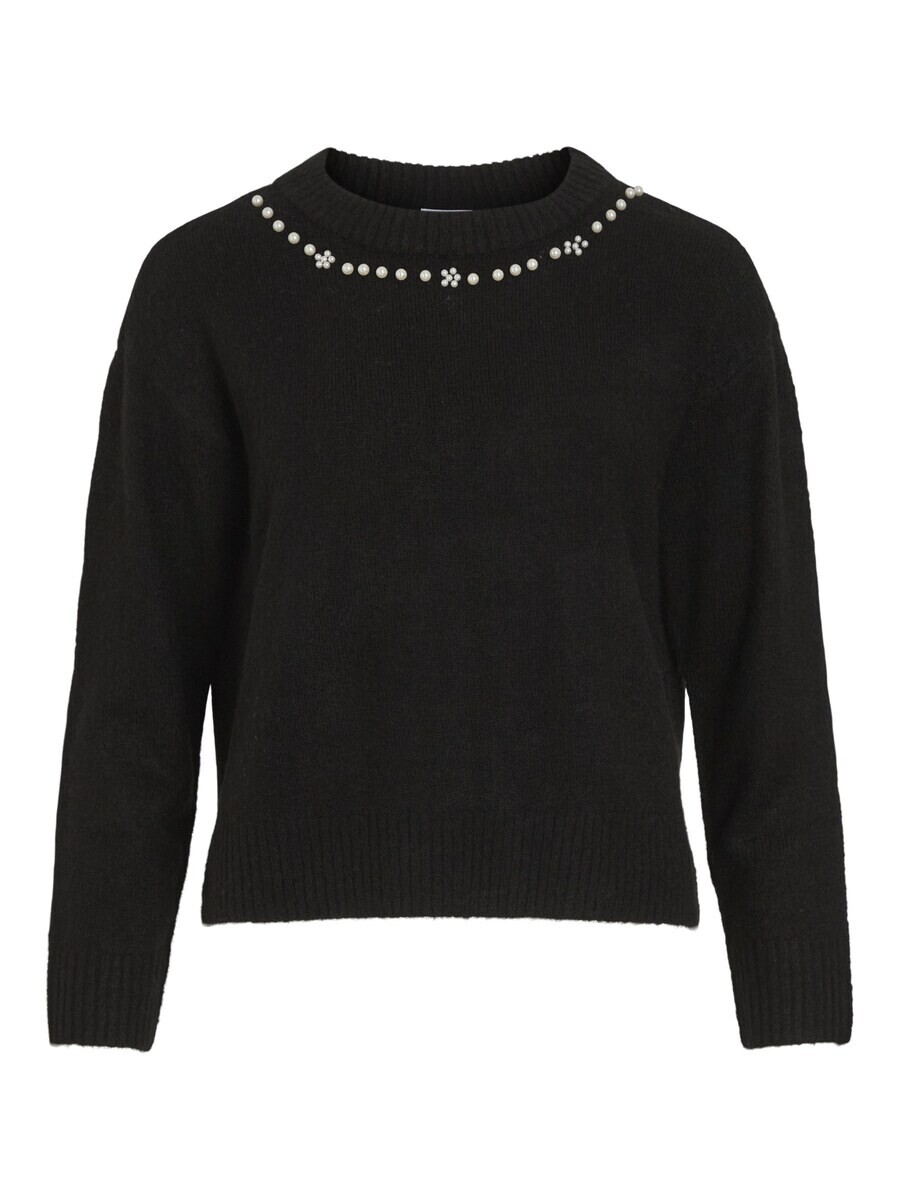 

Тонкий вязаный свитер VILA Sweater, черный