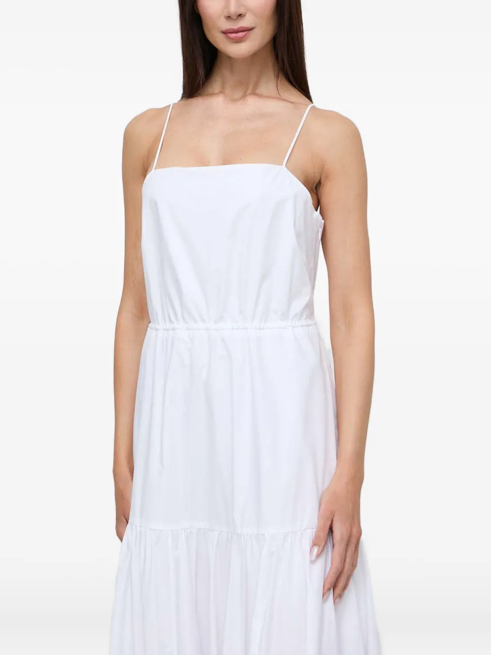 

Многоярусное платье на бретелях-спагетти IVY OAK, белый