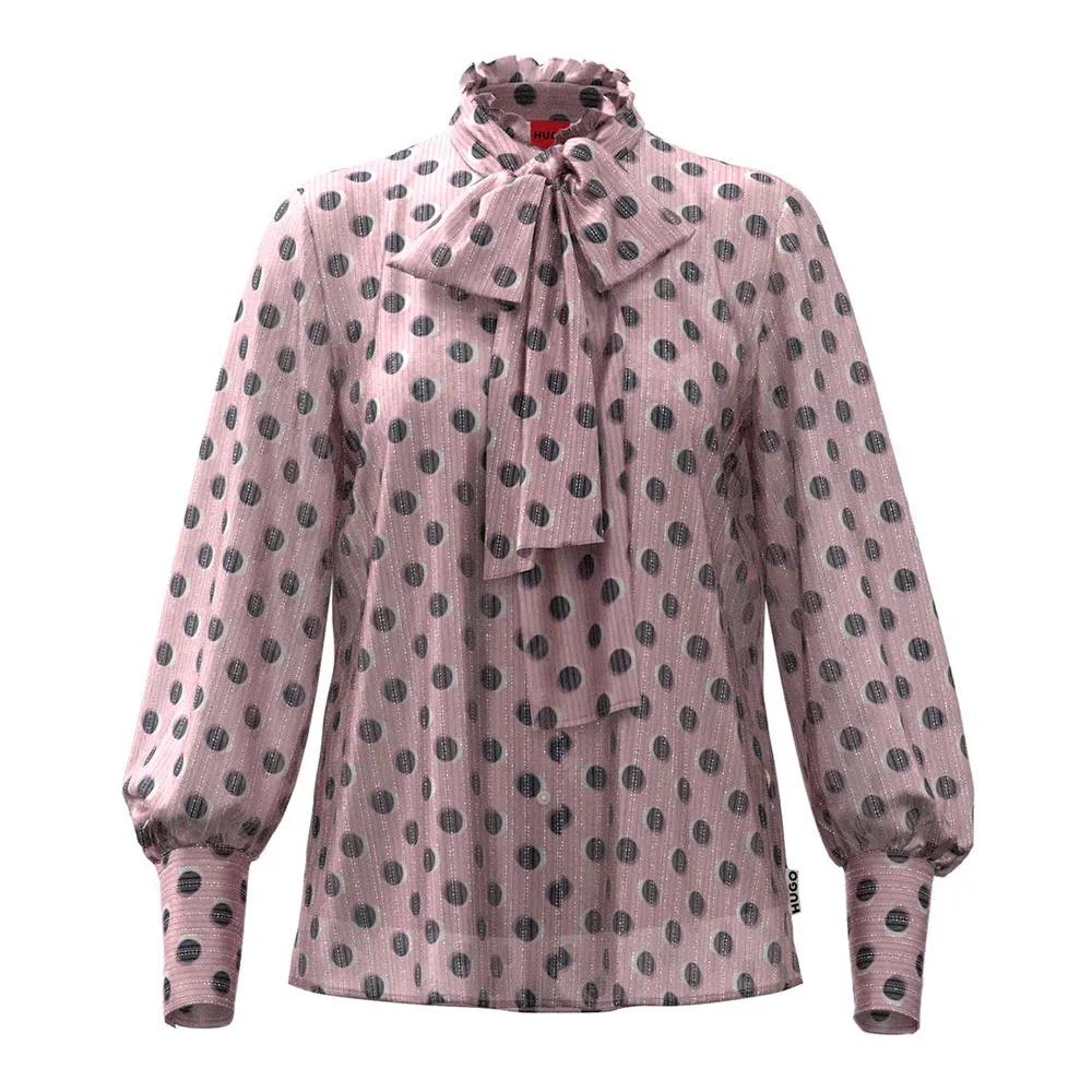 

Рубашка с длинным рукавом HUGO Edunia 1, розовый