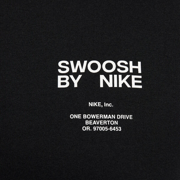Футболка Nike Sportswear Big Swoosh 'Black', черный — фото 4