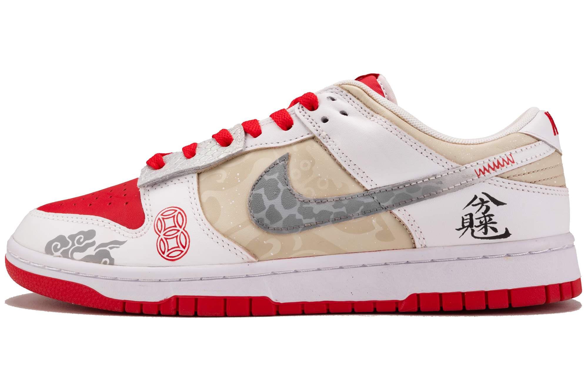 

Nike Кроссовки для скейтбординга Dunk Wear-Resistant Low Top, мужские, красные