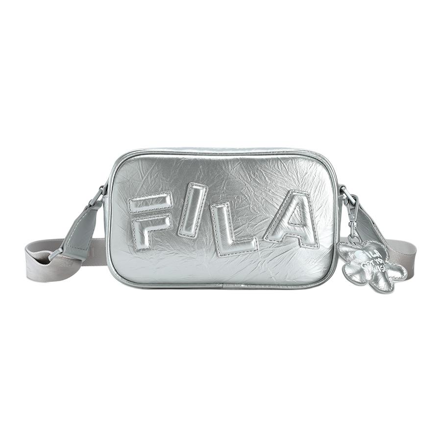 

FILA Женская сумка кросс-боди серо-серебристого цвета, Gray Silver