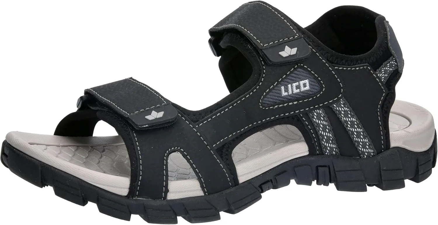 

Унисекс сандалии с открытым носком Lico, черный