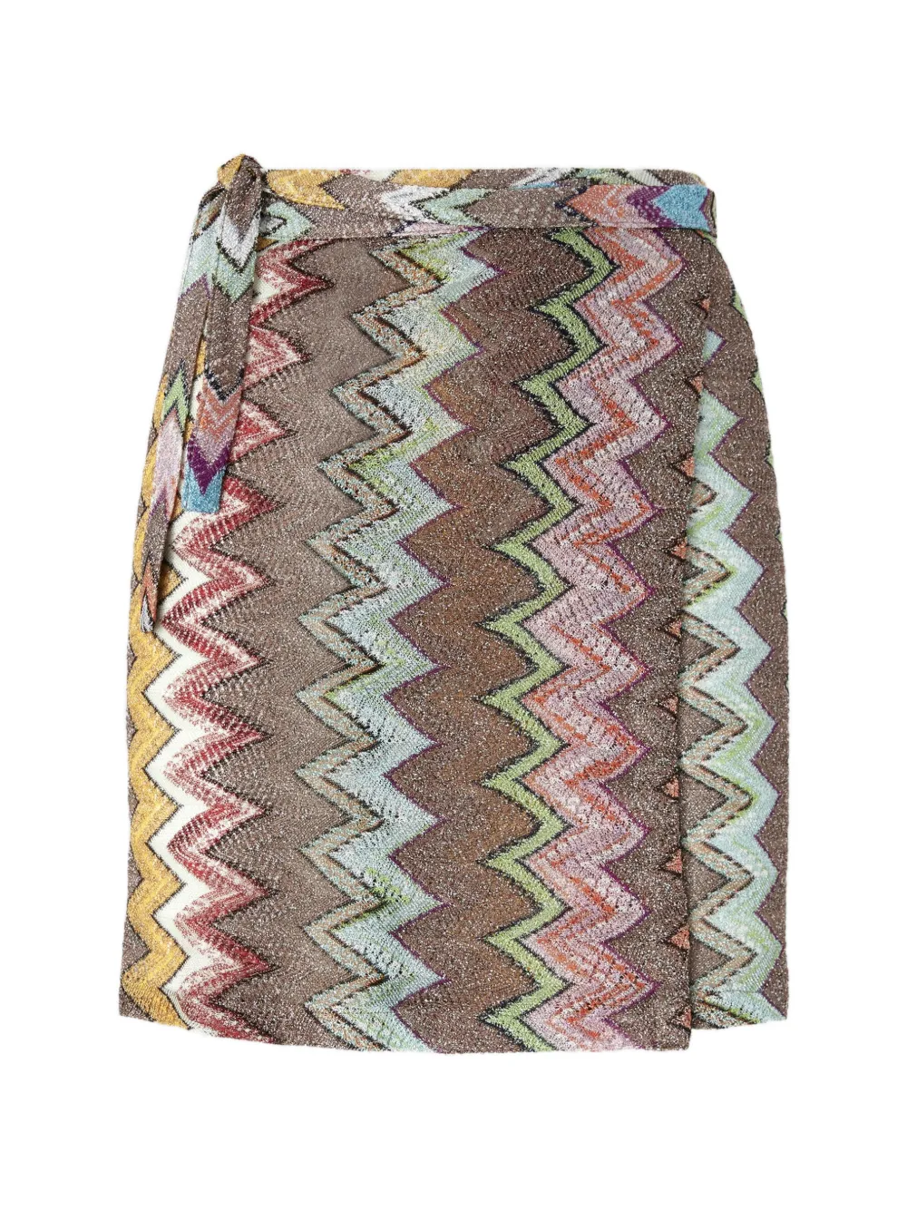 

Пляжная юбка с зигзагообразным узором Missoni, коричневый