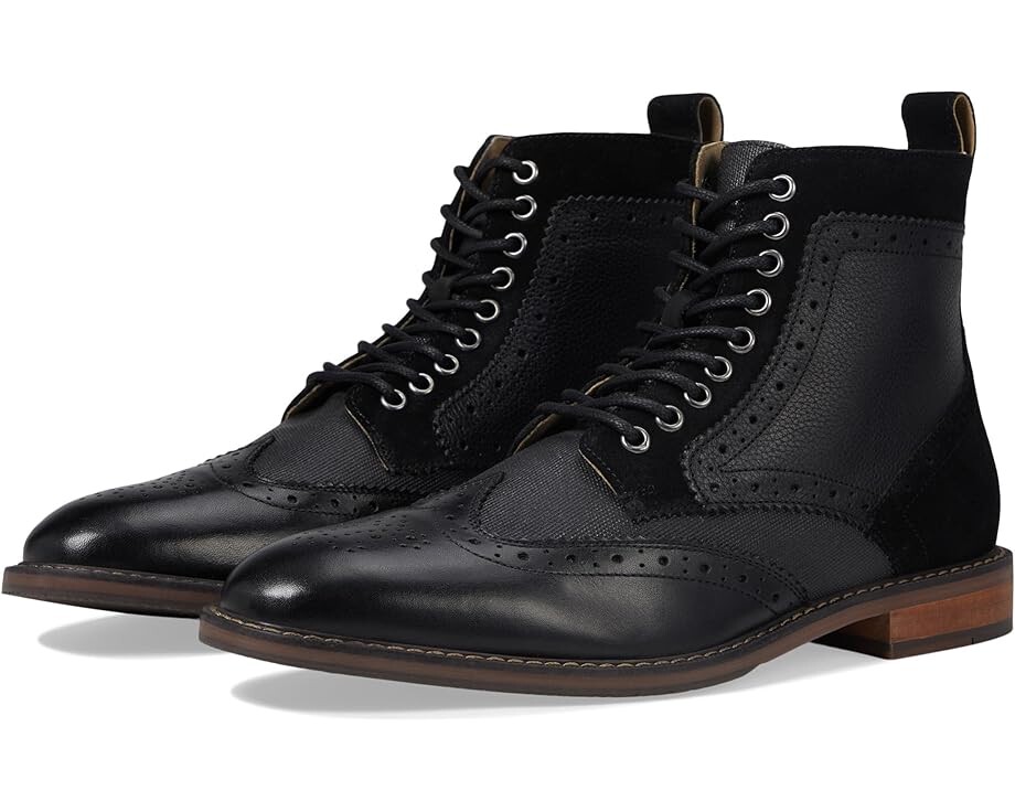 

Ботинки Stacy Adams Finnegan Wing Tip, цвет Black Multi