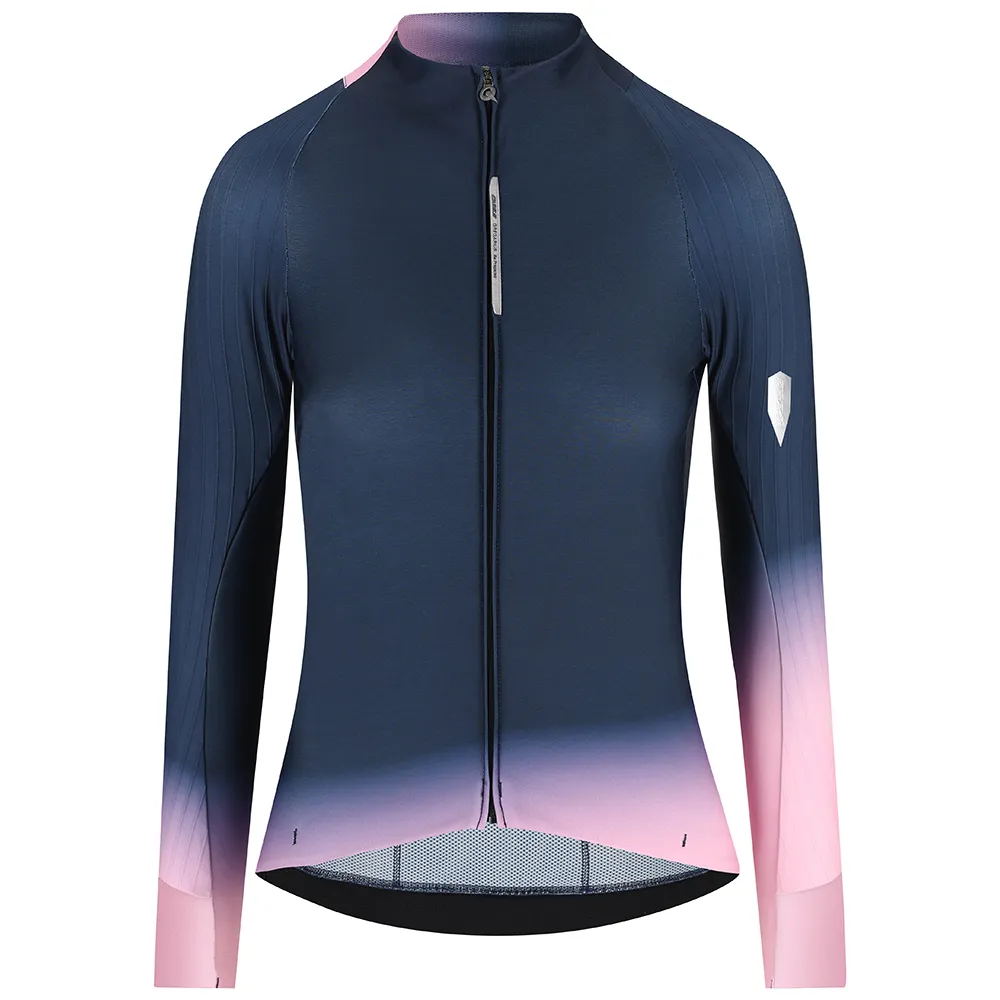 

Джерси с длинным рукавом Q36.5 Gregarius Hybrid Collar Fade, синий