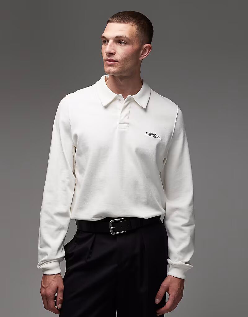 

Поло с длинными рукавами и логотипом Paul Smith белого цвета Ps Paul Smith, Белый, Поло с длинными рукавами и логотипом Paul Smith белого цвета Ps Paul Smith