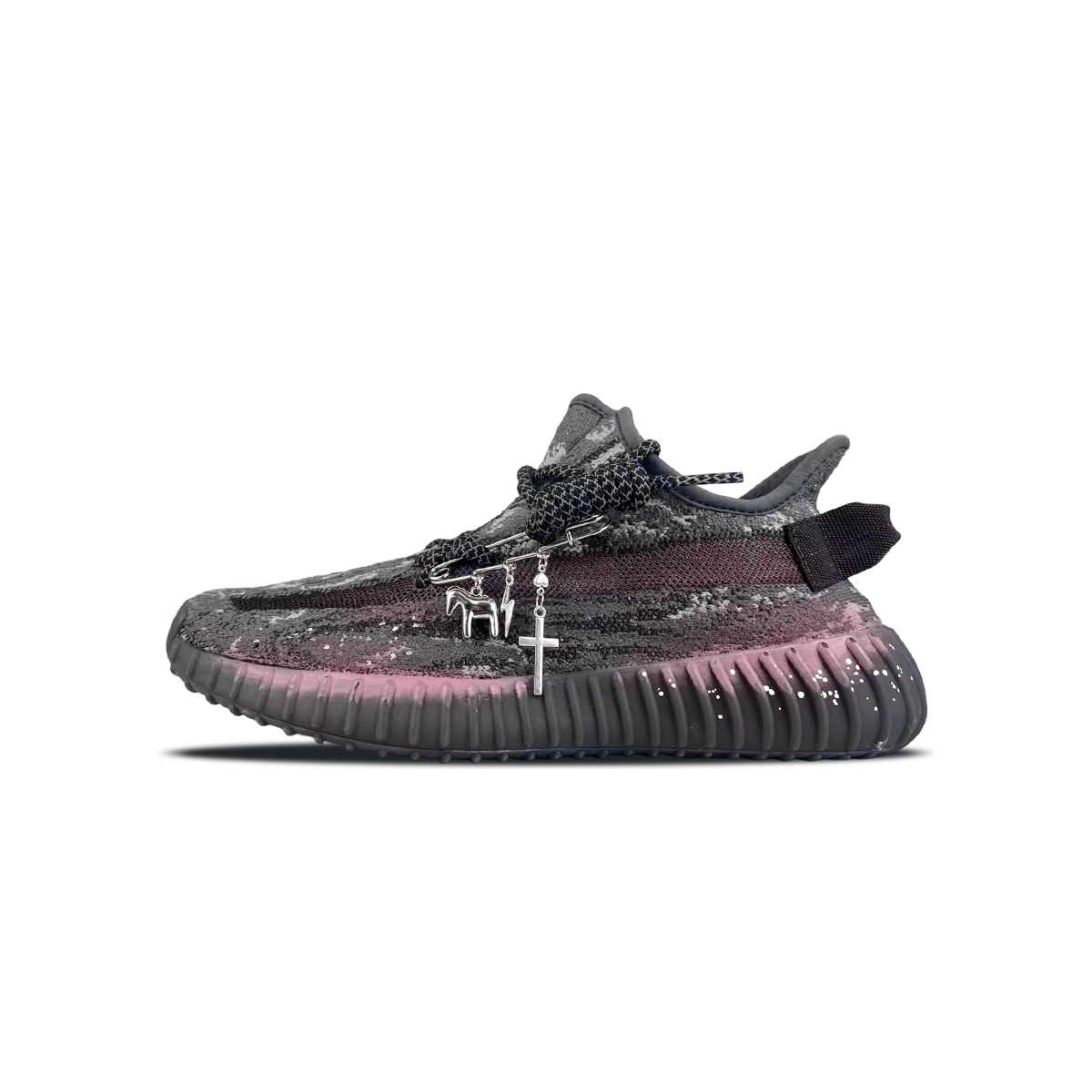 Yeezy Boost 350 V2 BNK Galloping Horse Hongcheng низкие повседневные кроссовки unisex Adidas Originals, желтый — фото 3