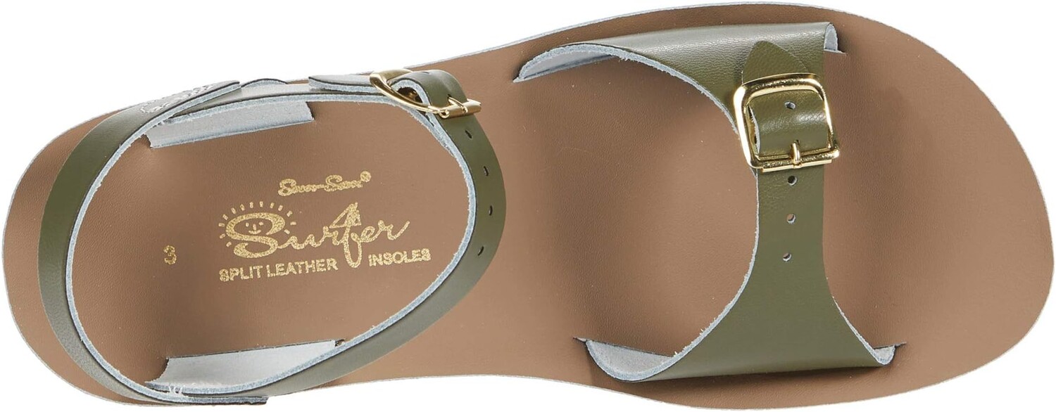 Сандалии на плоской подошве Sun-San - Surfer Salt Water Sandal by Hoy Shoes, цвет Olive — фото 2