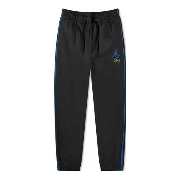 

Брюки x fragment woven pant 'black/reflective silver' Air Jordan, черный