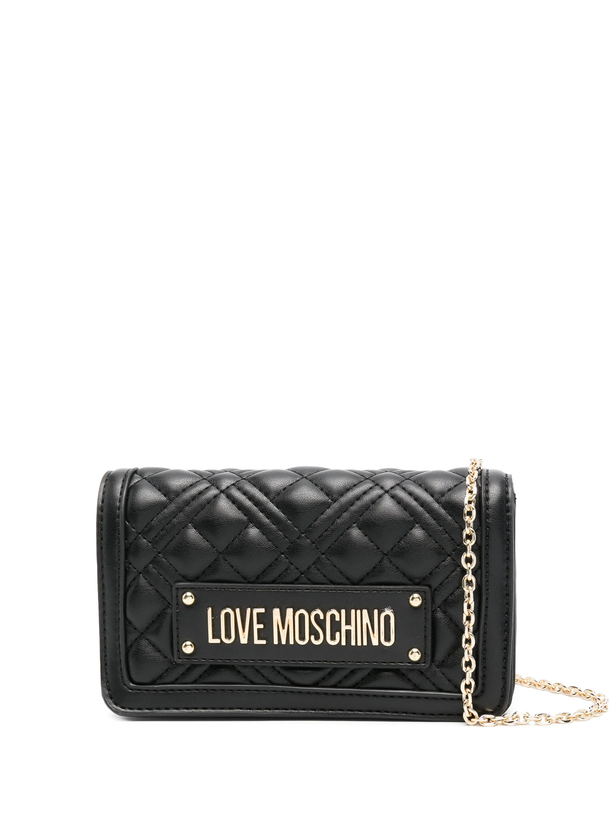 

Клатч с логотипом Love Moschino, черный