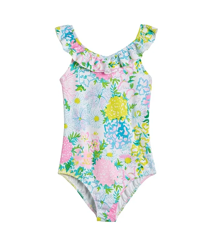 Купальник Janah UPF 50+ Lilly Pulitzer Kids, Multi Lilly Garden