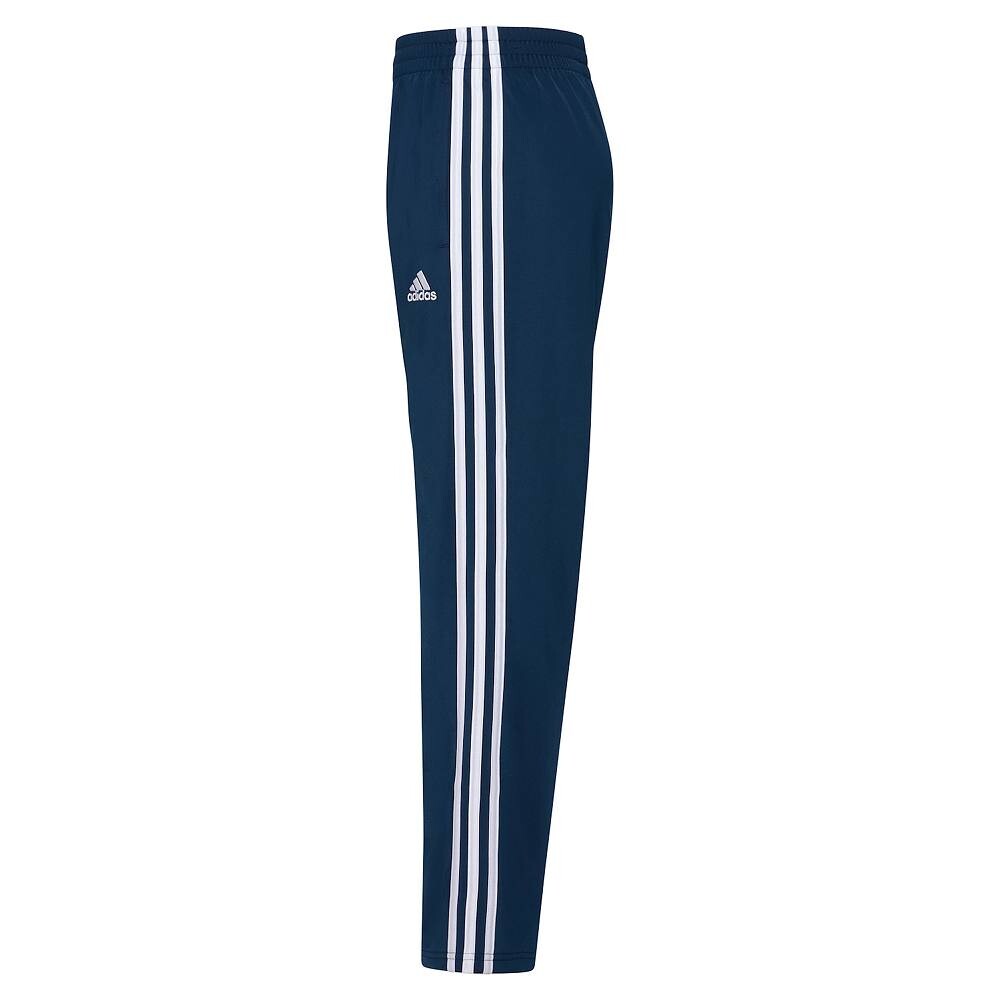 Трикотажные брюки adidas Iconic для мальчиков 4–7x Adidas, темно-синий — фото 4