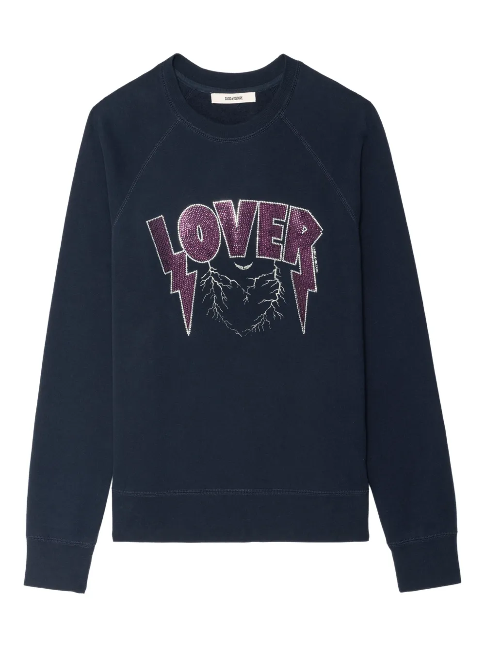 

Толстовка с декоративным рисунком Zadig&Voltaire, синий