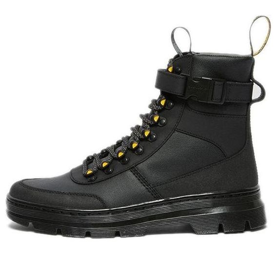 

Ботинки Dr. Martens Combs Tech Coated Canvas Casual Boots 'Black Yellow' 27114001, желтый