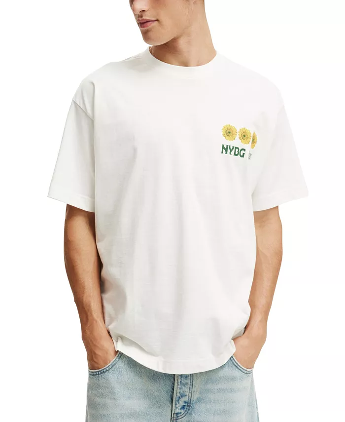

Мужская футболка Box Fit New York License COTTON ON, белый