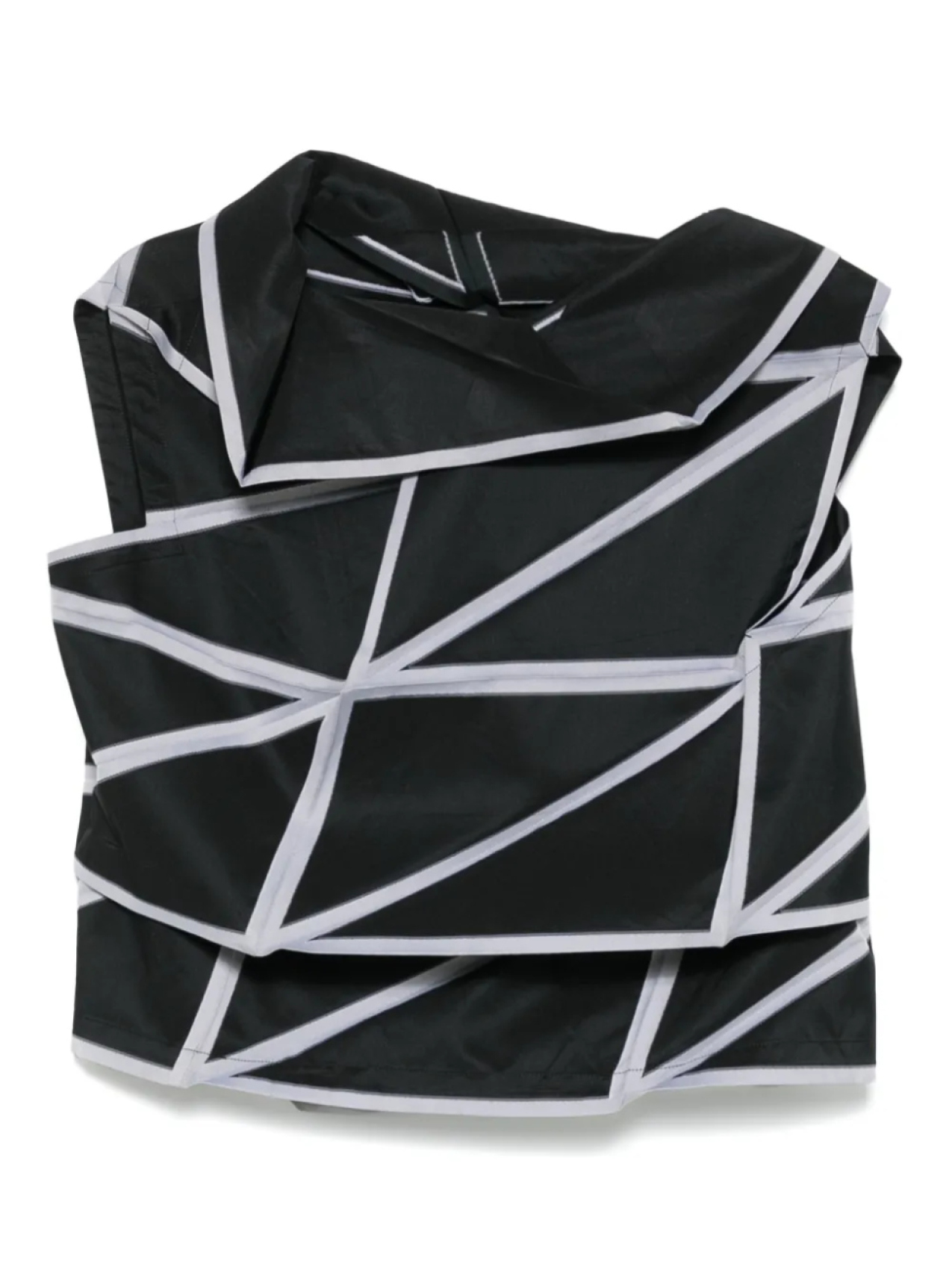 

Блузка 132 5. Issey Miyake NO.5 jacquard top, черный