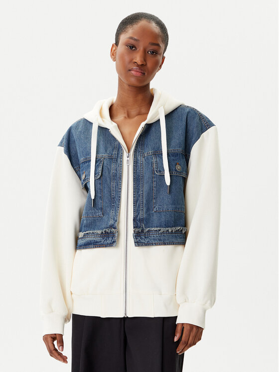 

Свитшот loose fit Trucker 25WWSK06 Desigual, экрю