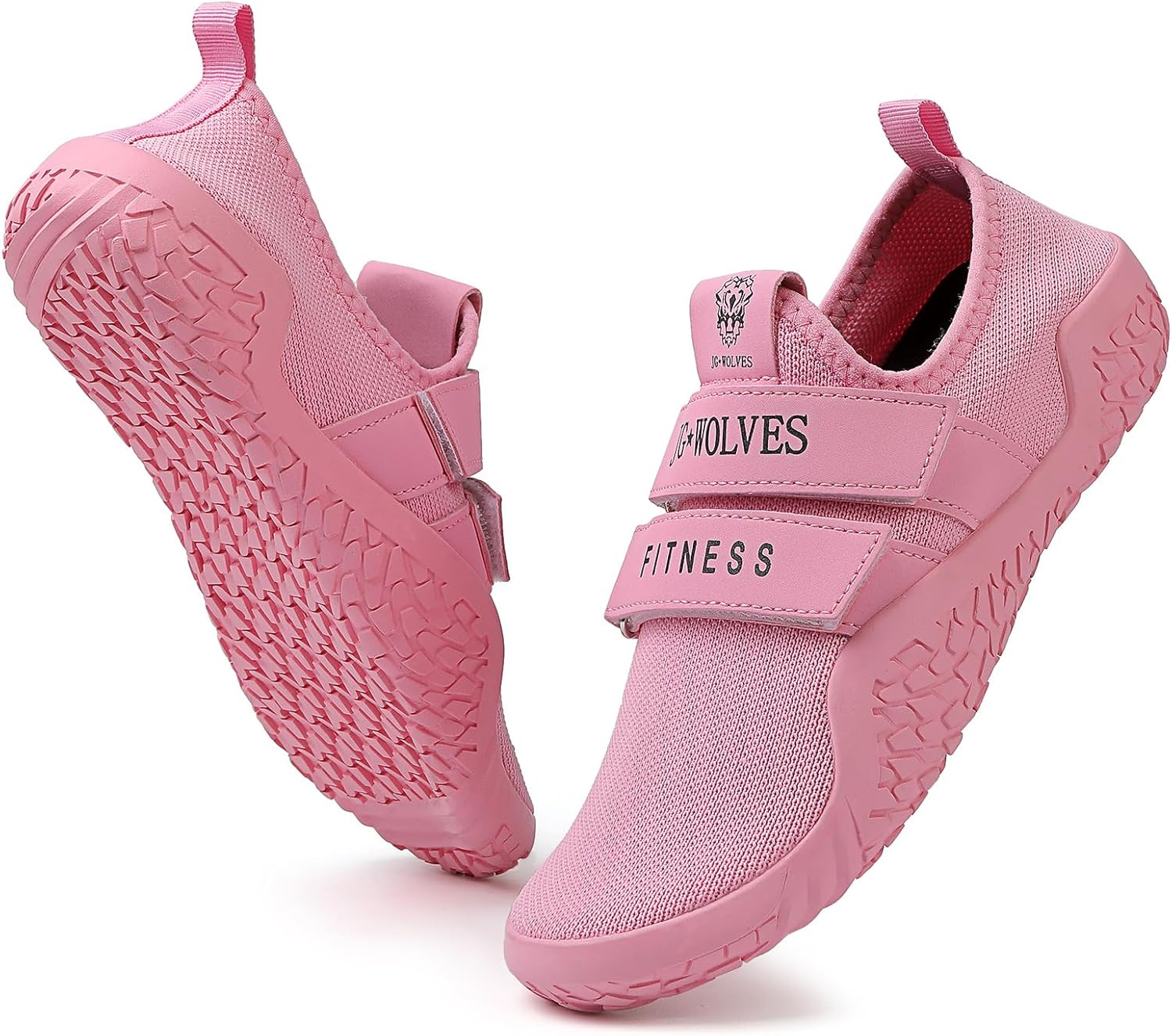 

Кроссовки для фитнеса, обувь для становой тяги, кросс-тренинговые кроссовки для мужчин и женщин Skerxut, розовый