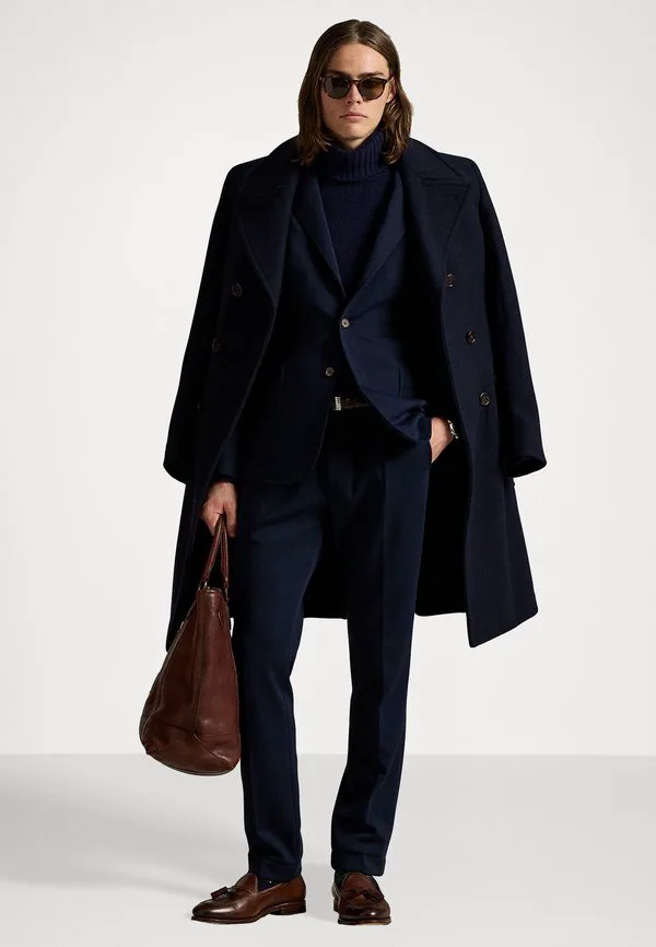 Брюки от костюма из двойной вязки Polo Ralph Lauren, Aviator Navy — фото 2