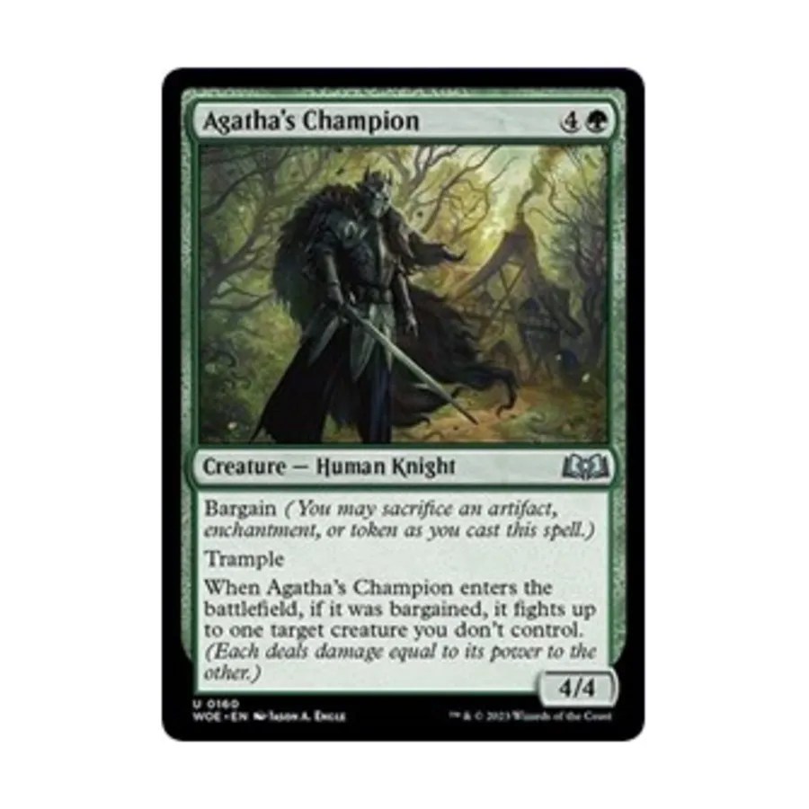 

CCG Чемпион Агаты (U), MTG - Wilds of Eldraine