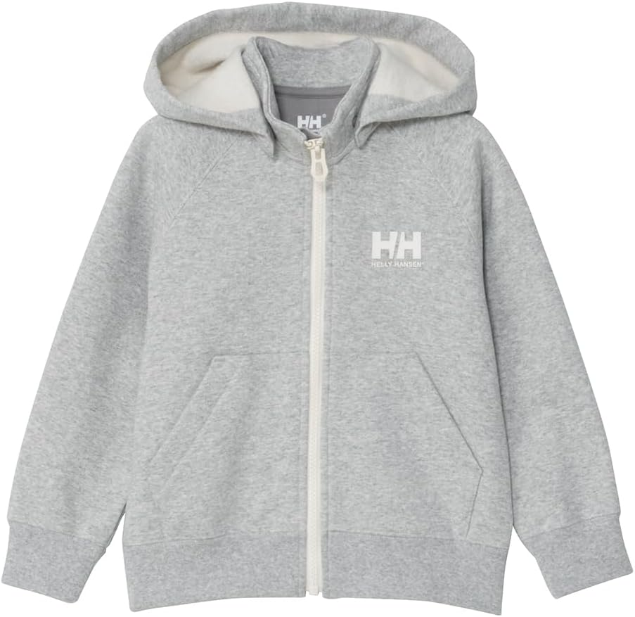 

Детская толстовка с капюшоном на молнии Helly Hansen с логотипом, унисекс, HJ32552, серый