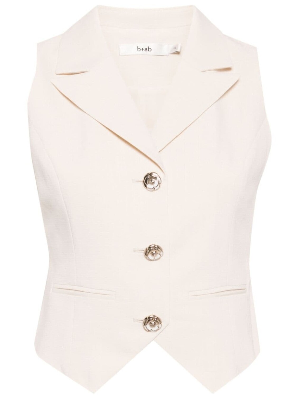 

Жилет с заостренными лацканами b+ab, серый