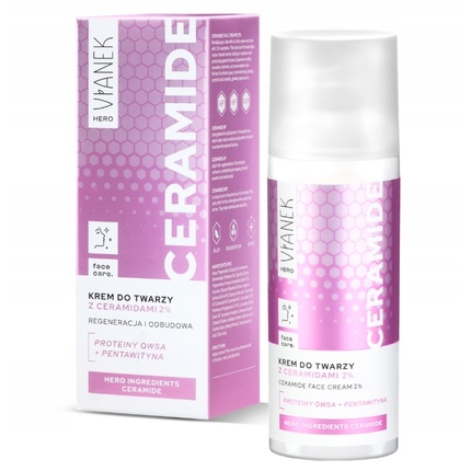 

Крем для лица Hero Ceramide с 2% керамидов, 50 мл Vianek