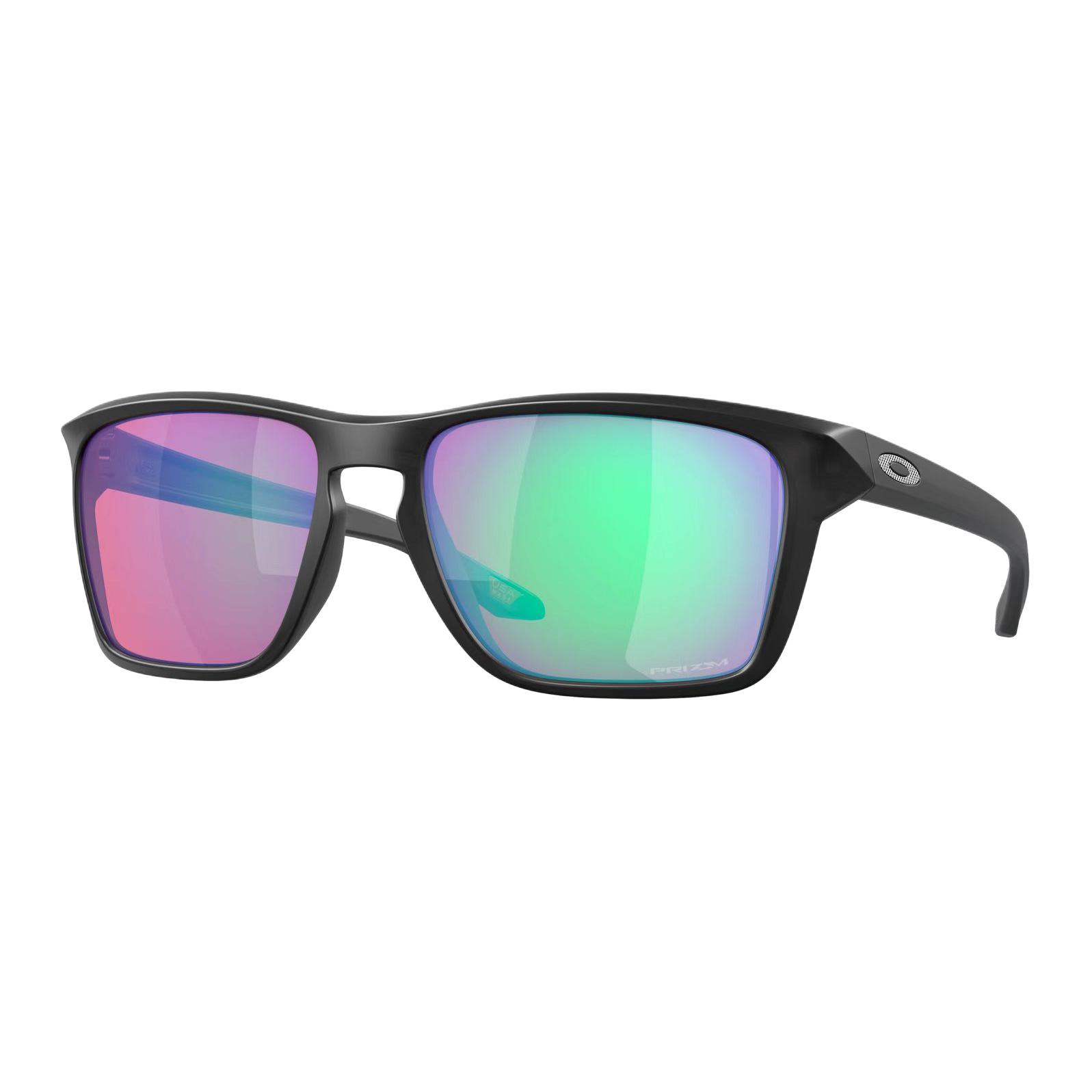 

Oakley Пластиковые солнцезащитные очки неправильной формы унисекс черные, Black