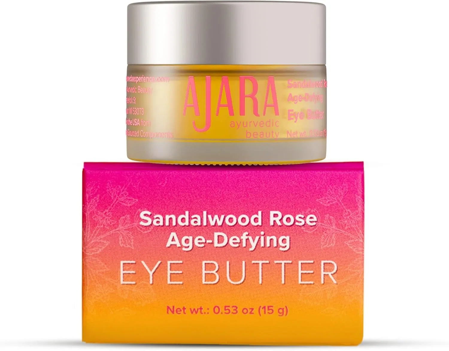 Маска для глаз AJARA Sandalwood Rose Age Care Eye Butter, The Ayurveda Experience, 15 г