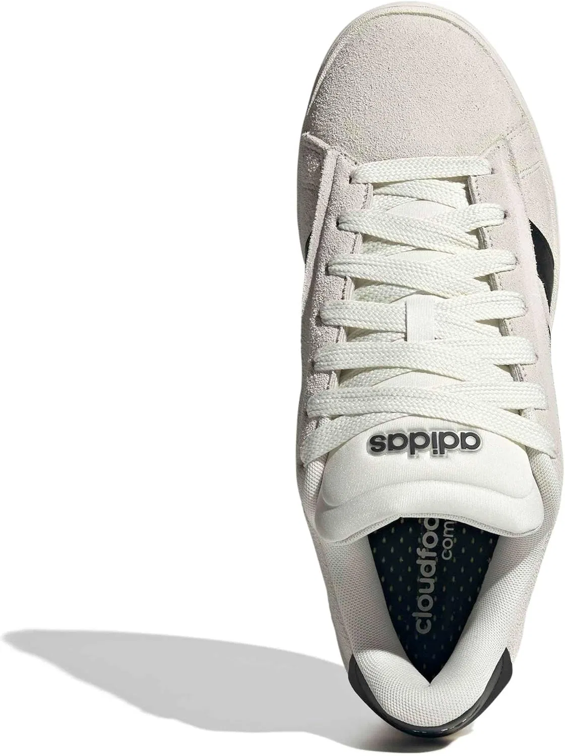 Кроссовки мужские Adidas Grand Court Alpha, Off White/Black/Gum — фото 2