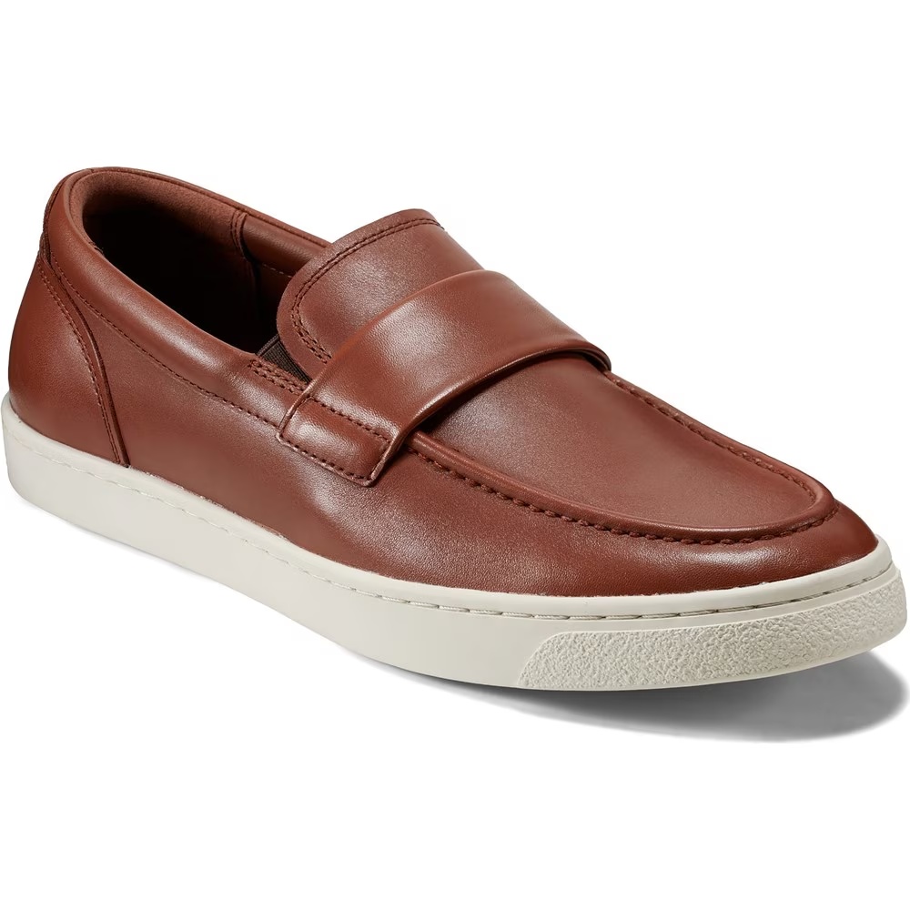 

Лоферы Reller на плоской подошве без застежек Rockport, цвет dark natural leather