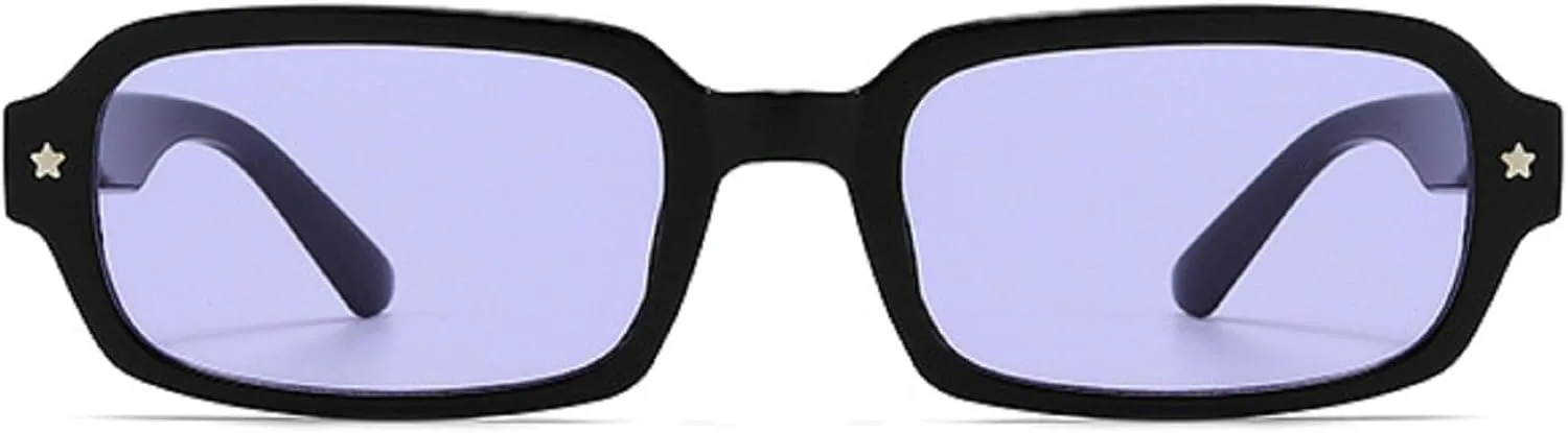 

Солнцезащитные очки прямоугольной формы для женщин, в стиле 90-х, винтажные, маленькие, модные, узкие, женские, с защитой от УФ-излучения UV400 mincl, C10