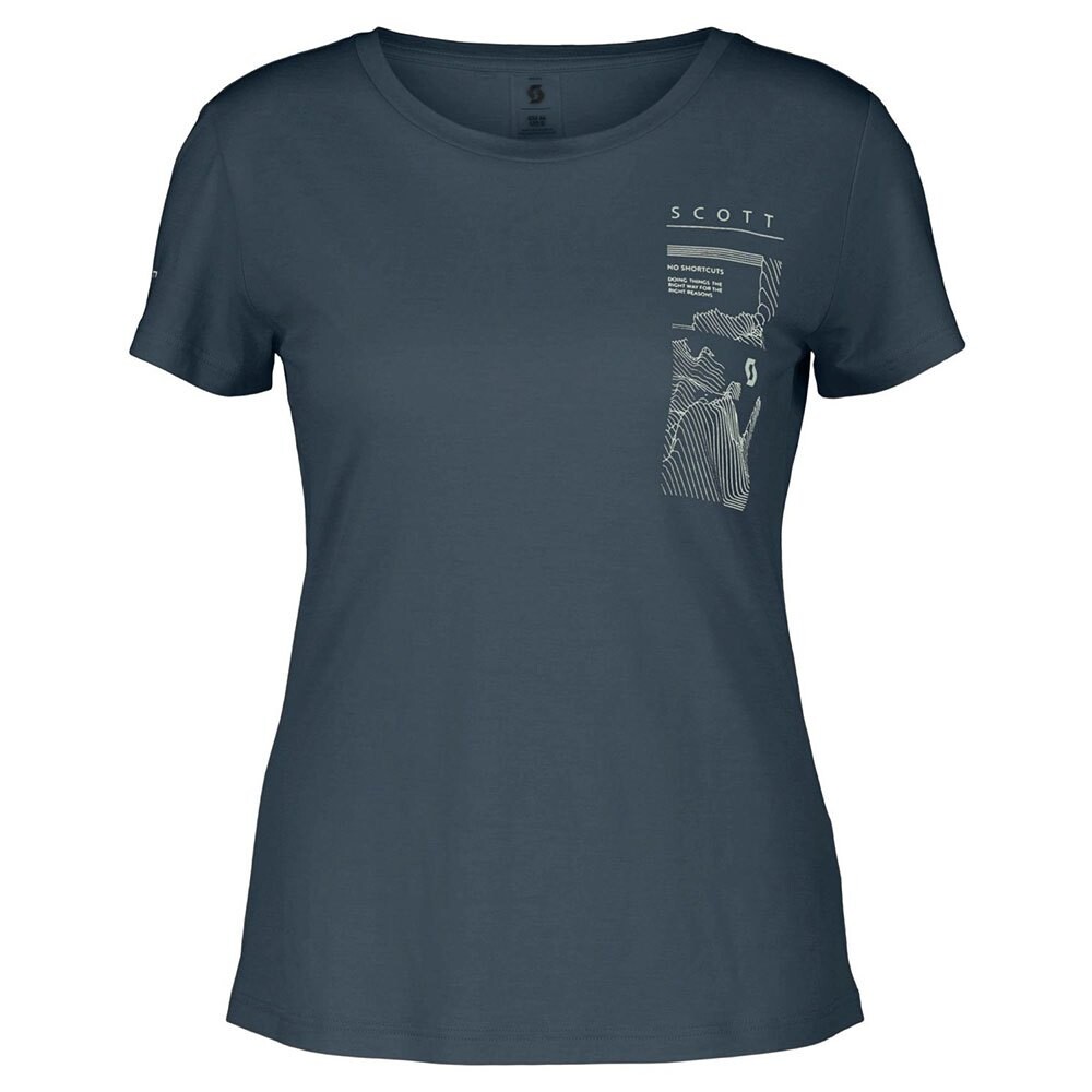 

Футболка с коротким рукавом Scott Defined Merino Graphic, синий
