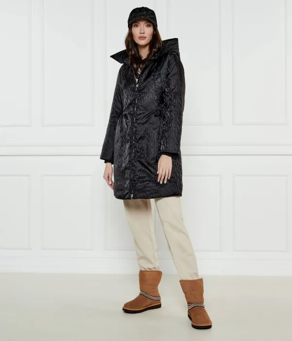 Кожаные зимние ботинки классические короткие полумесяц Ugg, коричневый — фото 2