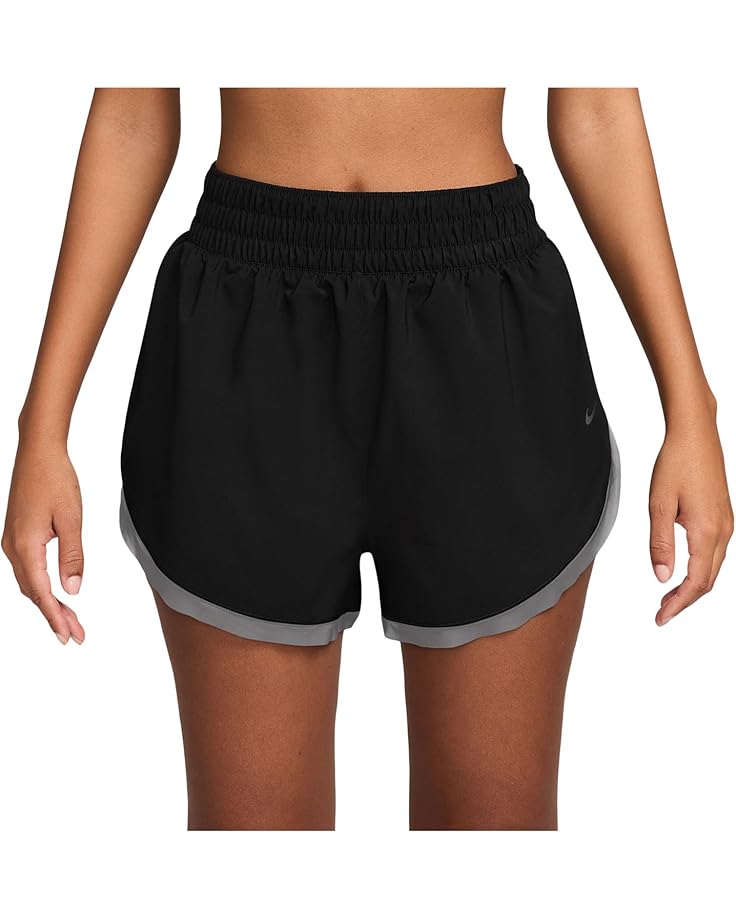 

Шорты Nike One Dri-fit Loose 3" Brief-lined Shorts, цвет Black/Dark Smoke Grey