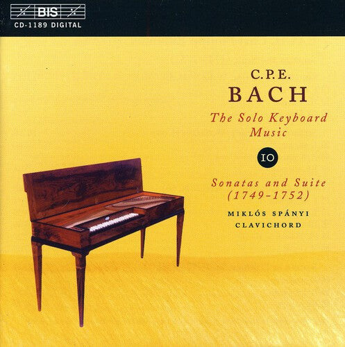 

CD диск Bach, C.P.E. / Spanyi: Solo Keyboard Music 10