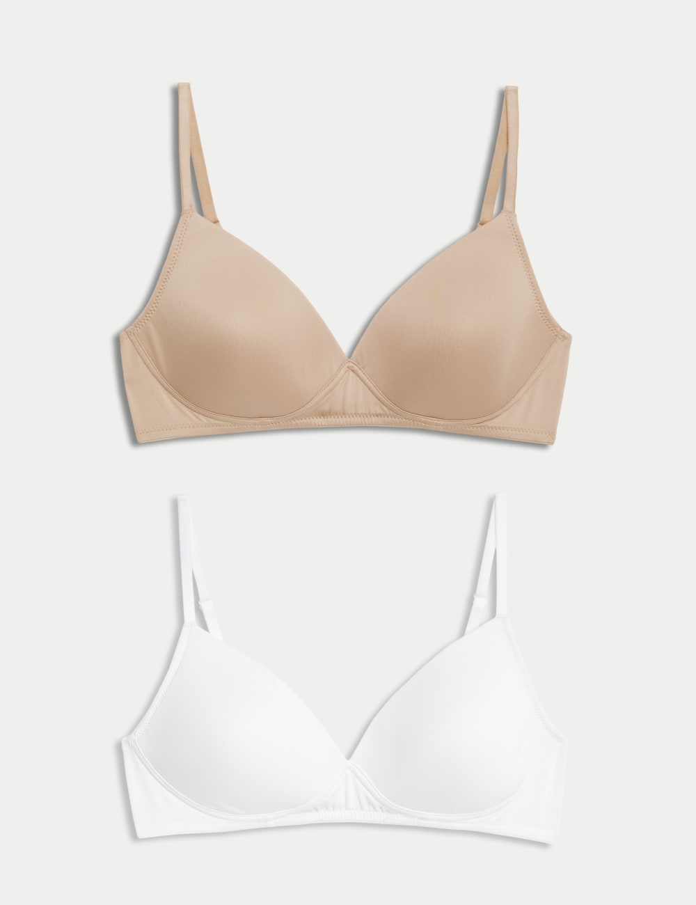 

2 пары бюстгальтера без косточек First Marks & Spencer, белый