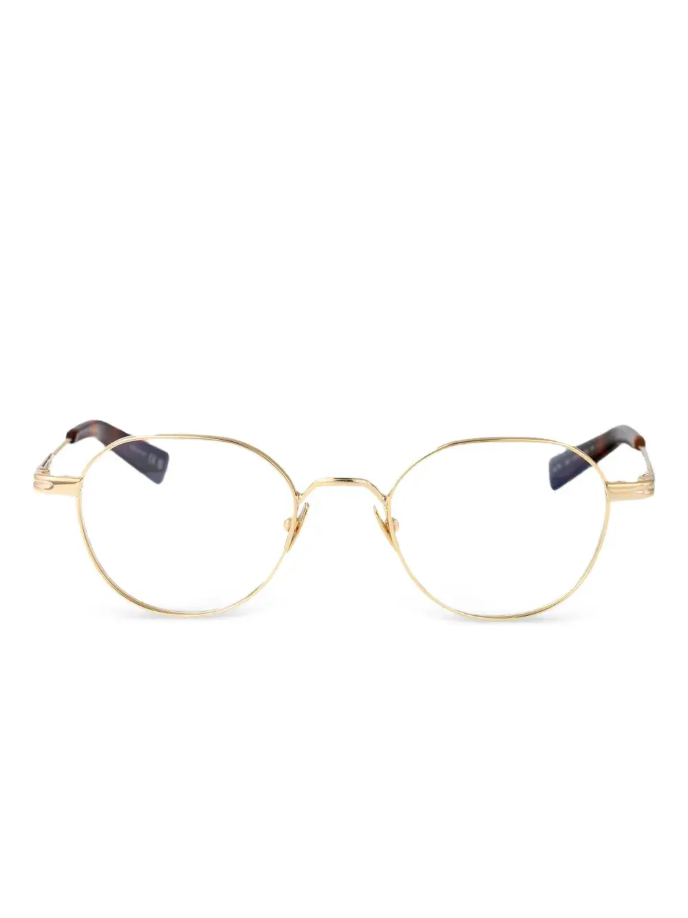

Очки в круглой оправе Saint Laurent Eyewear, золотой